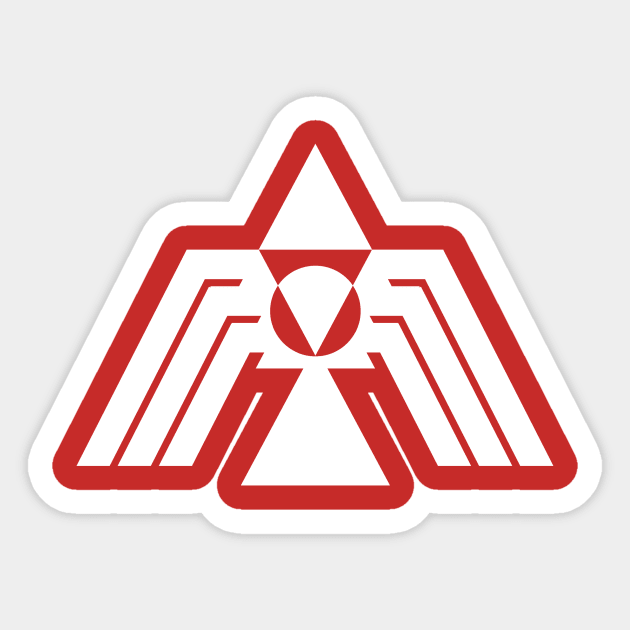 Dr Who Armageddon Factor Atrios Sticker by Function9